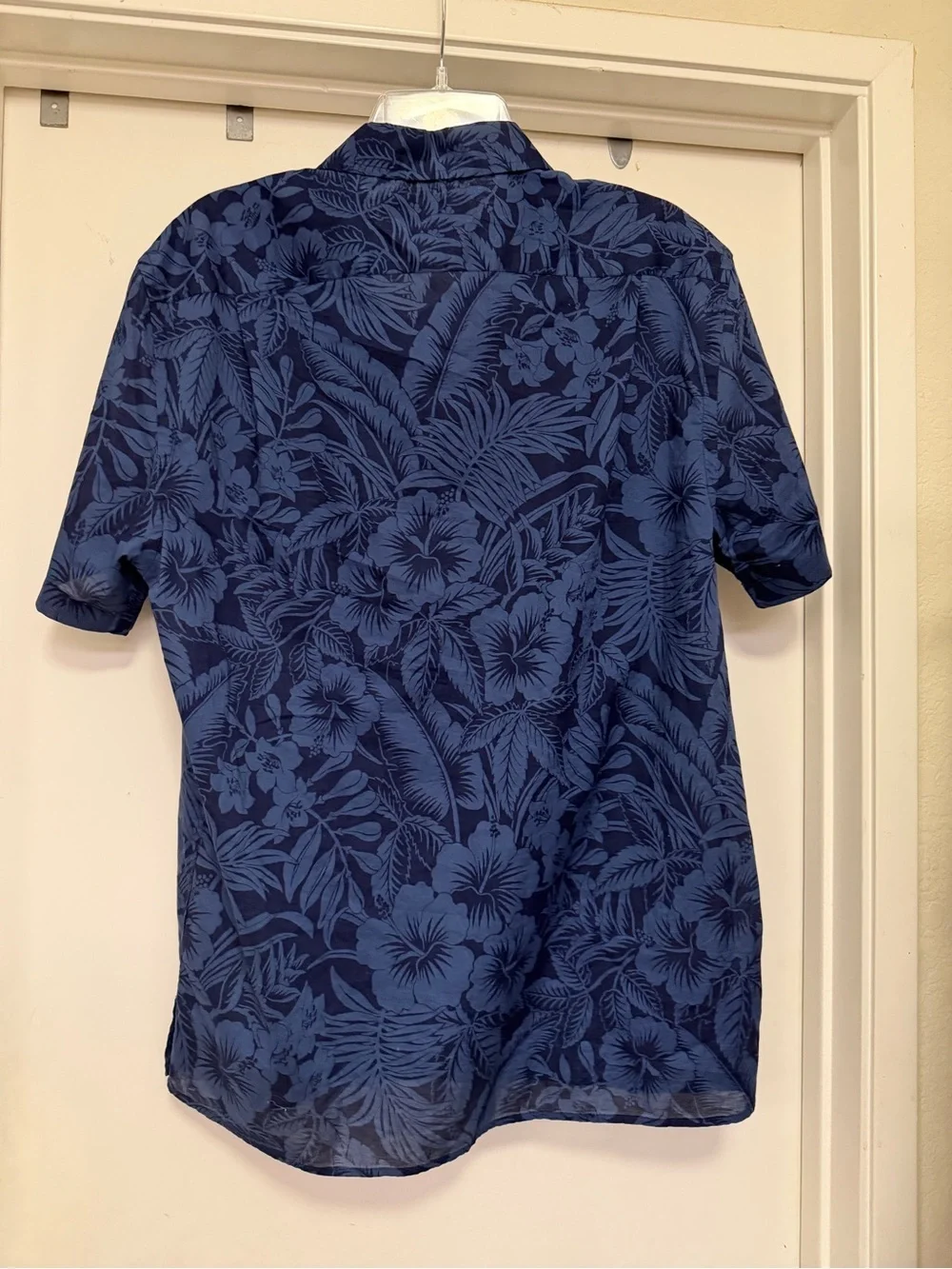 Polo Ralph Lauren Hawaiian Shirt Blue Men’s Slim Fit - size Large - Floral